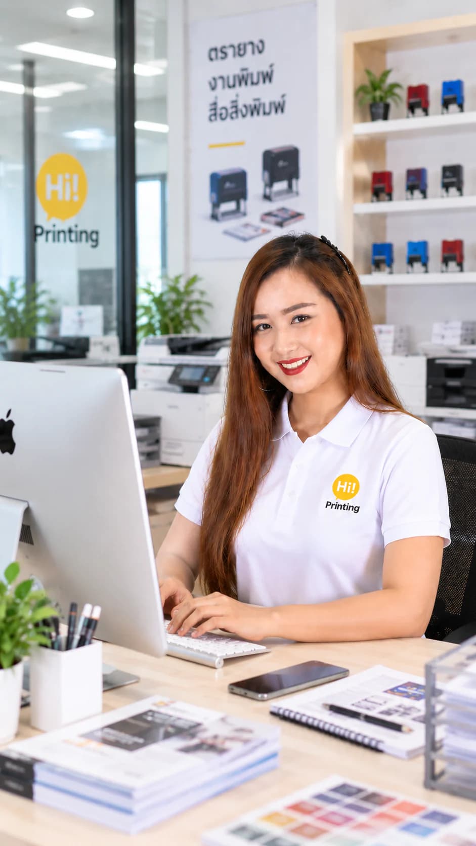 แอดมินเตี้ยม Hi Printing พร้อมรับออเดอร์เครื่องปั๊มนูน
